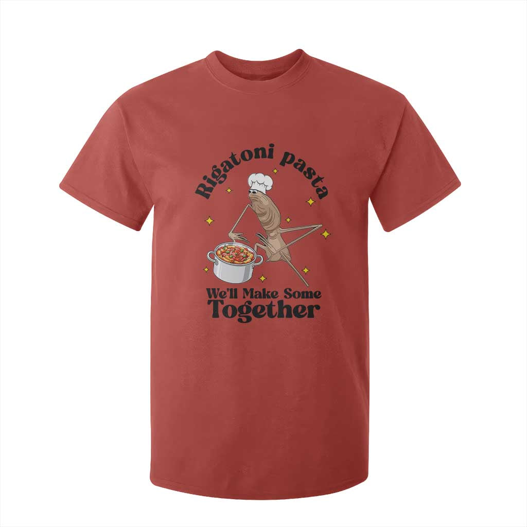 Rigatoni Pasta Chef Marcus The Worm T Shirt For Kid We'll Make Some Together Wholesome Weird Meme TS02 Red Print Your Wear