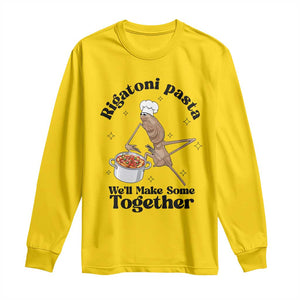 Rigatoni Pasta Chef Marcus The Worm Long Sleeve Shirt We'll Make Some Together Wholesome Weird Meme TS02 Daisy Print Your Wear