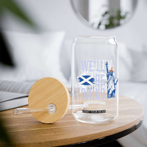We'll Be Coming Scotland to USA Glass Can Scottish Fans Statue of Liberty TS02 Print Your Wear
