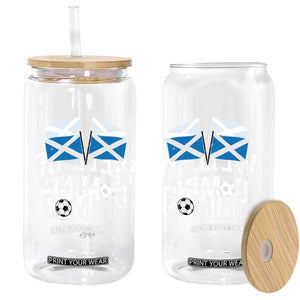 We'll Be Coming Scottish Pride Glass Can Patriotic Scotland Flag Football Fans TS02 Print Your Wear