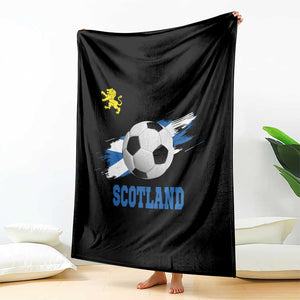 Scotland Soccer Flag Throw Blanket Scottish Football Fans Pride TS02 Print Your Wear