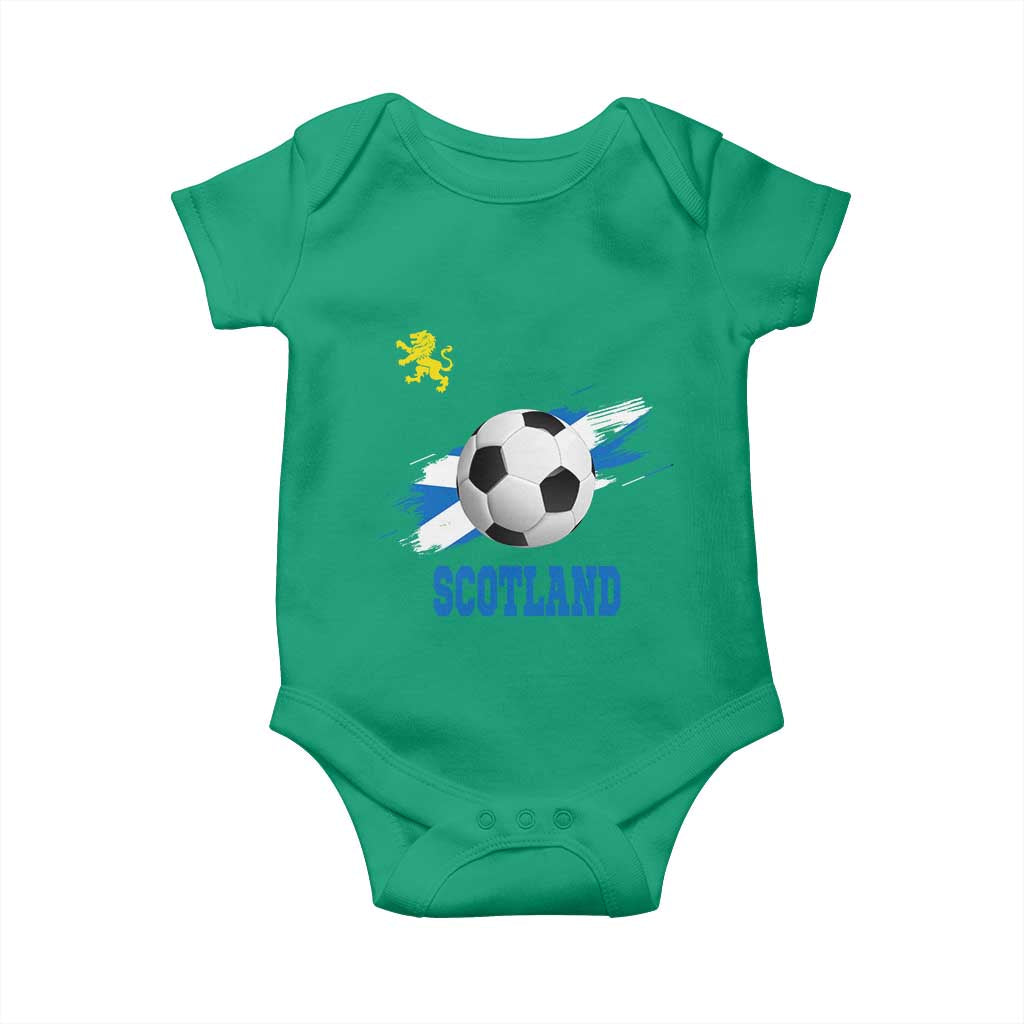 Scotland Soccer Flag Baby Onesie Scottish Football Fans Pride TS02 Irish Green Print Your Wear