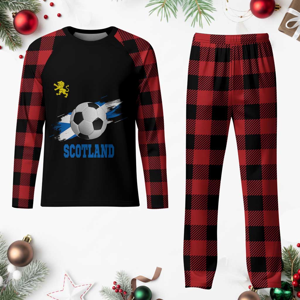 Scotland Soccer Flag Plaid Pajama Set Scottish Football Fans Pride TS02 Buffalo Plaid Print Your Wear