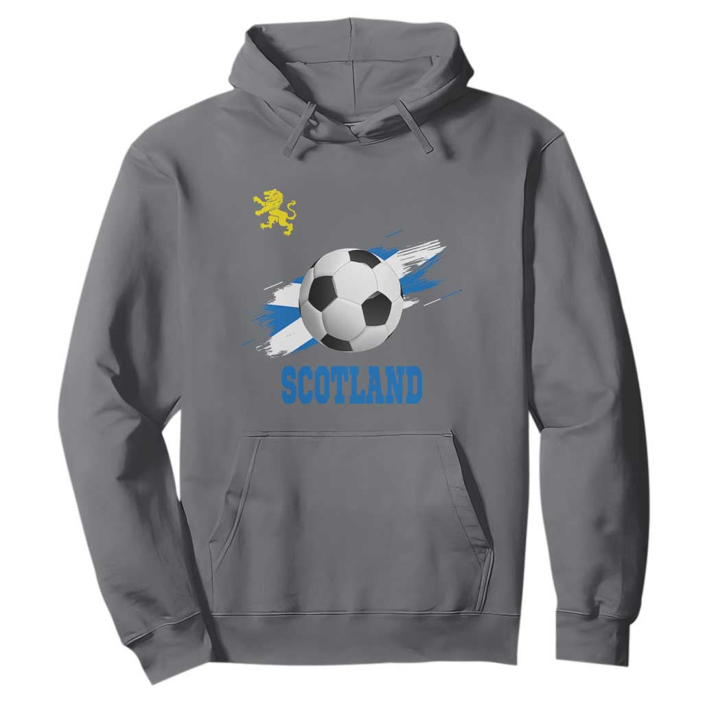 Scotland Soccer Flag Hoodie Scottish Football Fans Pride TS02 Charcoal Print Your Wear