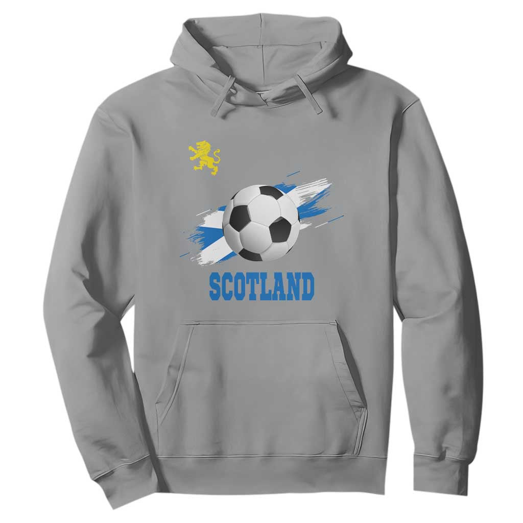 Scotland Soccer Flag Hoodie Scottish Football Fans Pride TS02 Sport Gray Print Your Wear