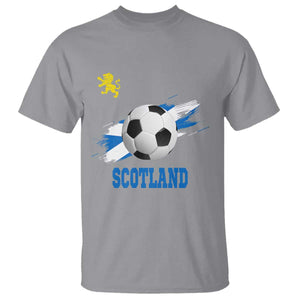 Scotland Soccer Flag T Shirt Scottish Football Fans Pride TS02 Sport Gray Print Your Wear