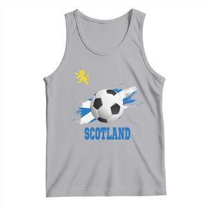 Scotland Soccer Flag Tank Top Scottish Football Fans Pride TS02 Athletic Heather Print Your Wear