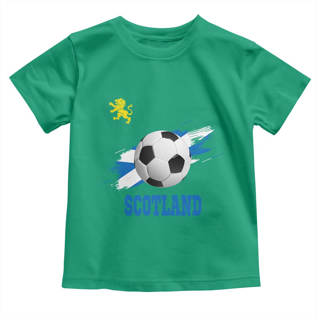 Scotland Soccer Flag Toddler T Shirt Scottish Football Fans Pride TS02 Irish Green Print Your Wear
