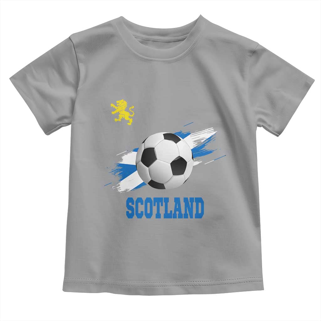 Scotland Soccer Flag Toddler T Shirt Scottish Football Fans Pride TS02 Sport Gray Print Your Wear