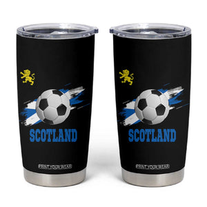 Scotland Soccer Flag Tumbler Cup Scottish Football Fans Pride TS02 Black Print Your Wear