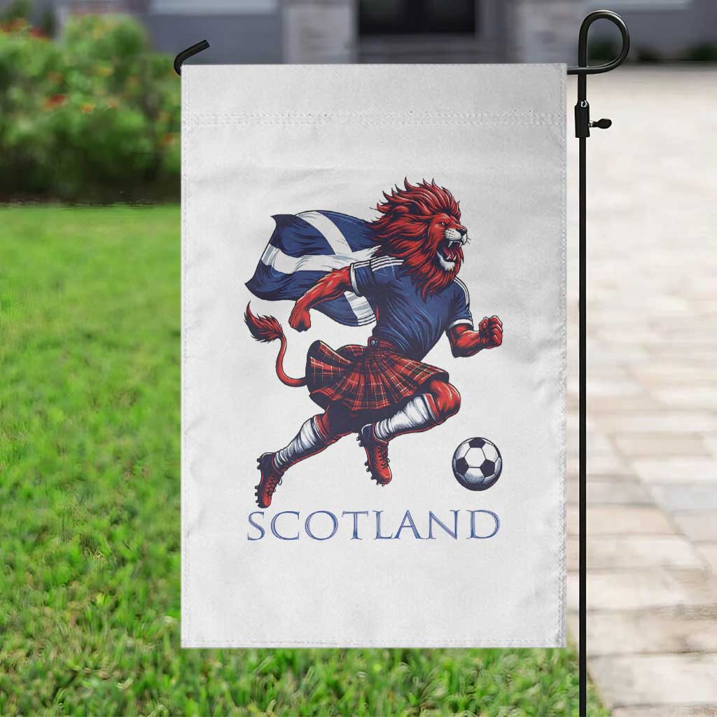 Scottish Lion Football Garden Flag Brave Lion in Kilt with Flag Cape Pride TS02 Print Your Wear
