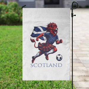 Scottish Lion Football Garden Flag Brave Lion in Kilt with Flag Cape Pride TS02 Print Your Wear