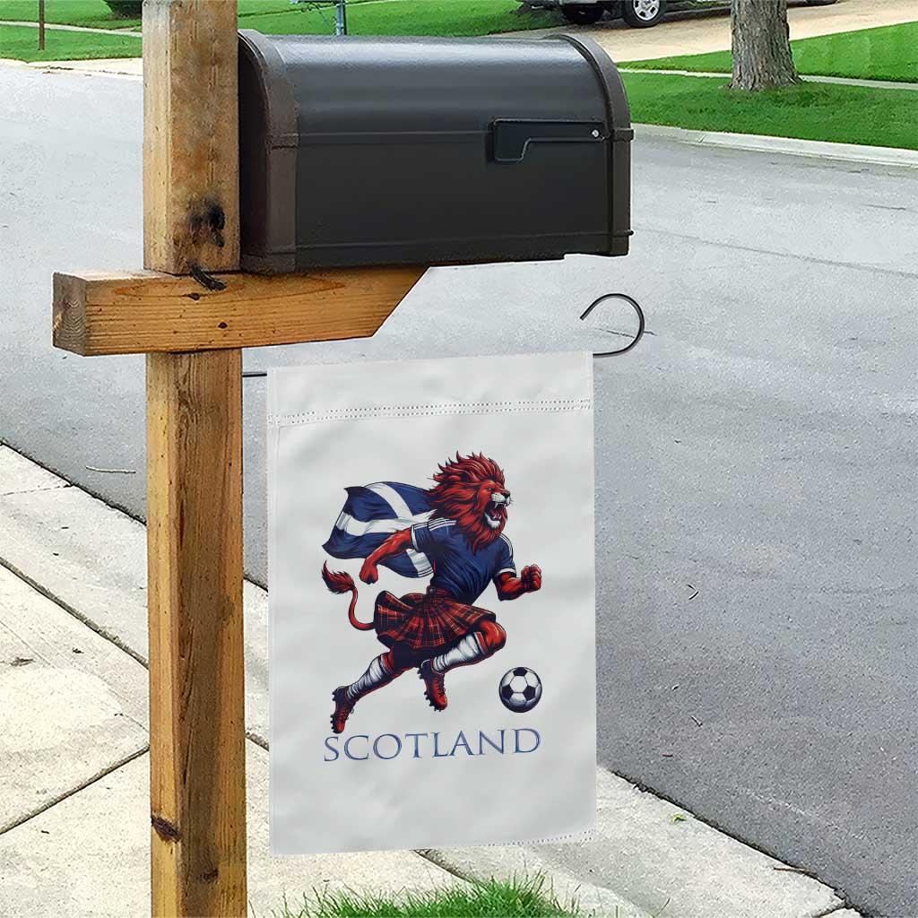 Scottish Lion Football Garden Flag Brave Lion in Kilt with Flag Cape Pride TS02 Print Your Wear