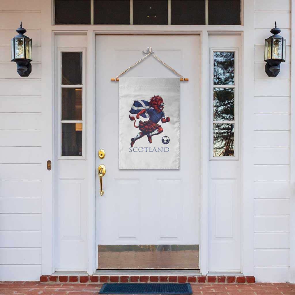 Scottish Lion Football Garden Flag Brave Lion in Kilt with Flag Cape Pride TS02 Print Your Wear