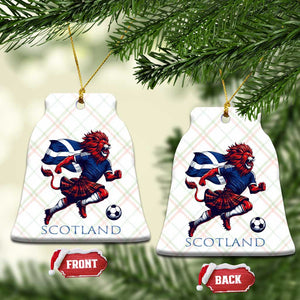Scottish Lion Football Ceramic Ornament Brave Lion in Kilt with Flag Cape Pride TS02 Print Your Wear