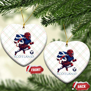Scottish Lion Football Ceramic Ornament Brave Lion in Kilt with Flag Cape Pride TS02 Print Your Wear