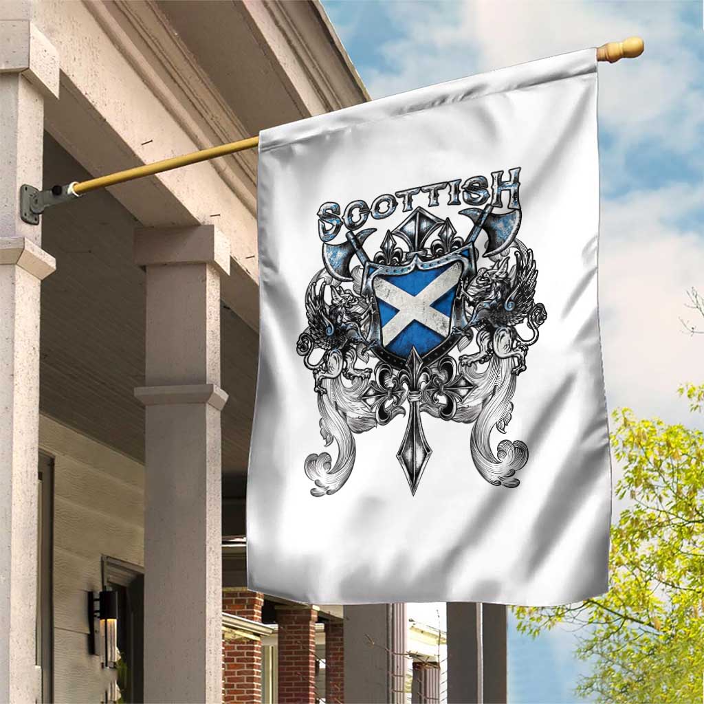 Scottish Heritage Crest Gothic Garden Flag Medieval Flag and Sword Celtic Pride TS02 Print Your Wear