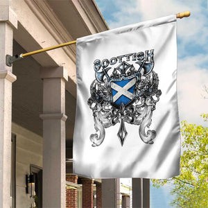 Scottish Heritage Crest Gothic Garden Flag Medieval Flag and Sword Celtic Pride TS02 Print Your Wear