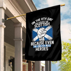 On the 8th Day God Created the Scottish Garden Flag Funny Heroic Scotland Pride TS02 Print Your Wear