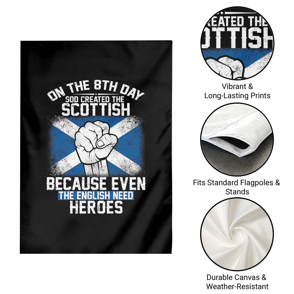 On the 8th Day God Created the Scottish Garden Flag Funny Heroic Scotland Pride TS02 Print Your Wear