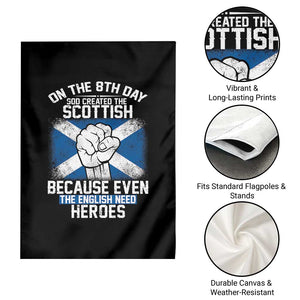 On the 8th Day God Created the Scottish Garden Flag Funny Heroic Scotland Pride TS02 Print Your Wear