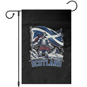 Scottish Warrior Garden Flag Brave Highland Hero Scotland Flag TS02 Black Print Your Wear