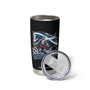 Scottish Warrior Tumbler Cup Brave Highland Hero Scotland Flag TS02 Print Your Wear