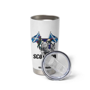 Roaring Scottish Lion Crest Tumbler Cup Thistle Scotland Flag Emblem for Brave Highlanders TS02 Print Your Wear