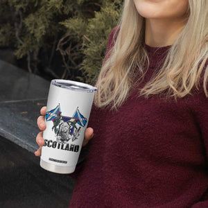 Roaring Scottish Lion Crest Tumbler Cup Thistle Scotland Flag Emblem for Brave Highlanders TS02 Print Your Wear