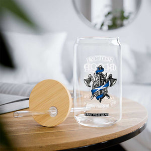 Scottish Blood Running Through My Veins Glass Can Viking Axe and Sword Heritage TS02 Print Your Wear
