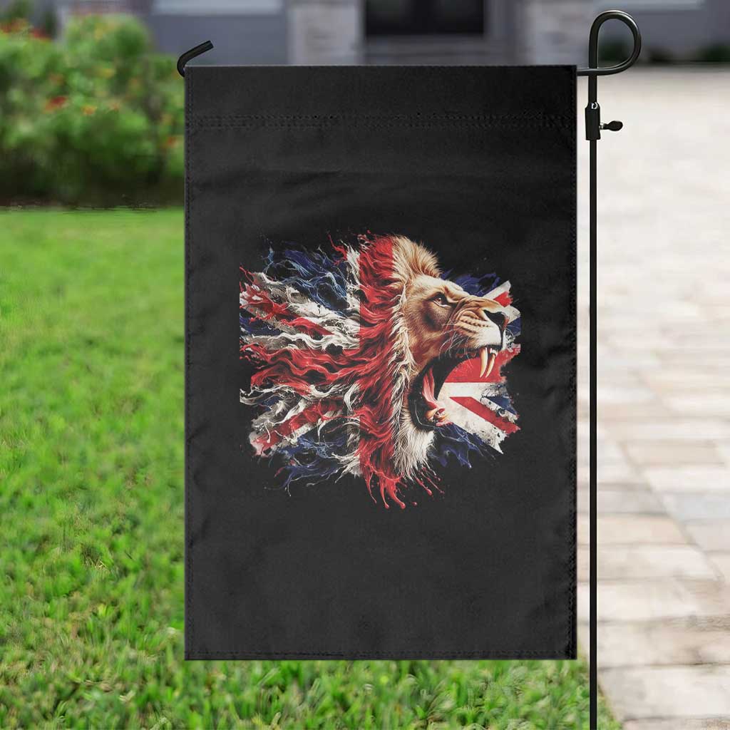 Roaring British Lion Flag Garden Flag Union Jack UK Pride TS02 Print Your Wear