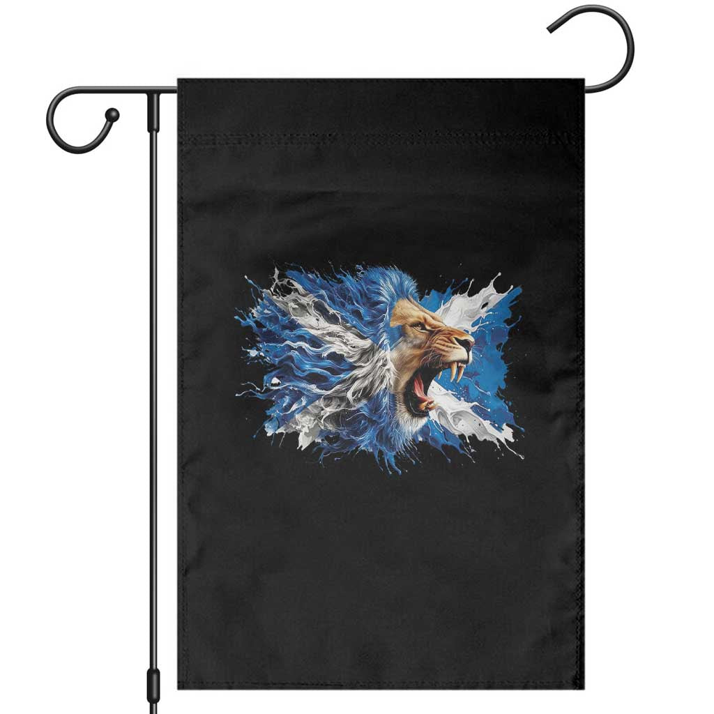 Roaring Scottish Lion Garden Flag Braveheart Scotland Flag Pride TS02 Black Print Your Wear