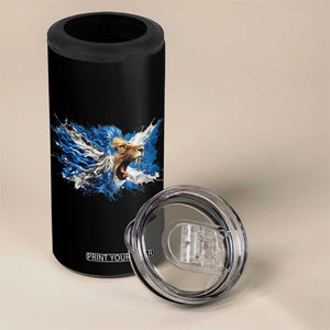 Roaring Scottish Lion 4 in 1 Can Cooler Tumbler Braveheart Scotland Flag Pride TS02 Print Your Wear