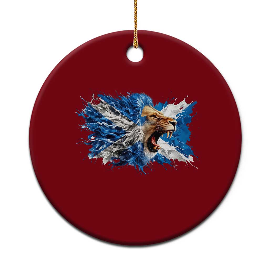 Roaring Scottish Lion Ceramic Ornament Braveheart Scotland Flag Pride TS02 1pc Red Print Your Wear
