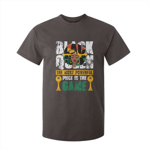Black Queen T Shirt For Kid The Most Powerful Piece In The Game Afro Melanin TS02 Dark Chocolate Print Your Wear