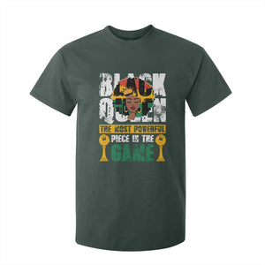 Black Queen T Shirt For Kid The Most Powerful Piece In The Game Afro Melanin TS02 Dark Forest Green Print Your Wear