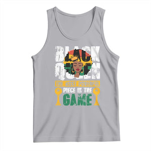 Black Queen Tank Top The Most Powerful Piece In The Game Afro Melanin TS02 Athletic Heather Print Your Wear