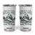 Protect Our National Parks Tumbler Cup Parks Not Profits Retro Bear Nature Graphic TS02 White Print Your Wear