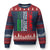Cesar Chavez Ugly Christmas Sweater American Mexican Flag Patriotic Mexico Distressed TS02 Navy Red Print Your Wear