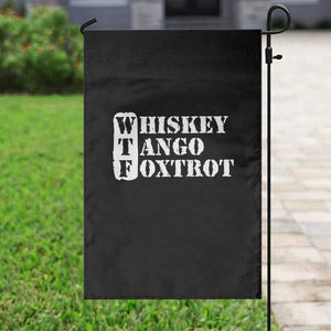 WTF Whiskey Tango Foxtrot Garden Flag Military Phonetic Alphabet Funny TS02 Print Your Wear