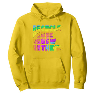 Earth Day Hoodie Recycle Reuse Renew Rethink The Four Rs TS02 Daisy Printyourwear