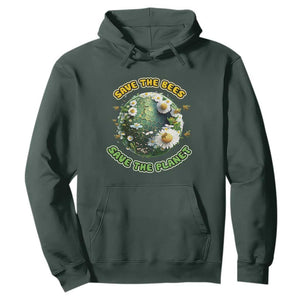 Earth Day Hoodie Save The Bees Save The Planet Beekeeper TS02 Dark Forest Green Printyourwear