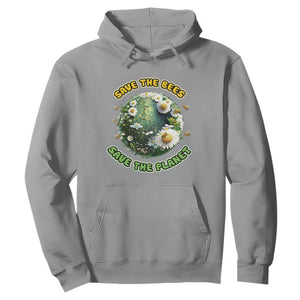 Earth Day Hoodie Save The Bees Save The Planet Beekeeper TS02 Sport Gray Printyourwear