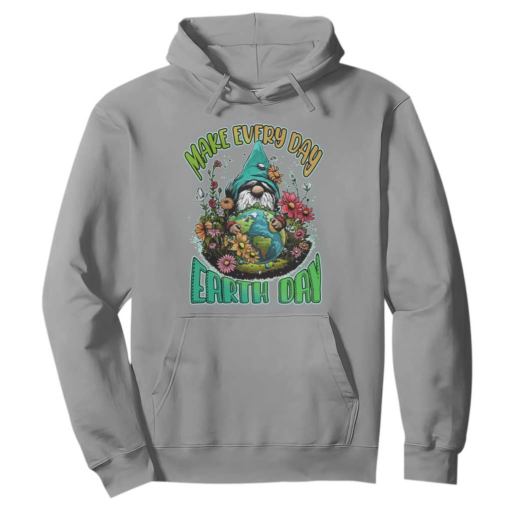 Gnome Earth Day Hoodie Make Everyday Earth Day Green Planet TS02 Sport Gray Printyourwear