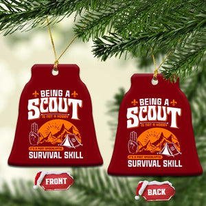 Funny Scout Ceramic Ornament Being A Scout Is Not A Hobby Survival Skill Adventure TS02 Print Your Wear