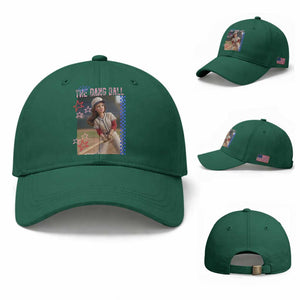 Hit The Dang Ball Funny Doll Baseball Graphic Baseball Cap Sassy Sports Fan Gift TS02 Baseball Cap Universal Fit Irish Green Print Your Wear