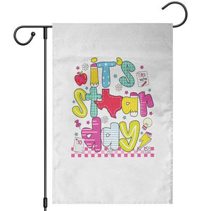 Groovy Texas STAAR Day Garden Flag Don't Stress Do Your Best Teacher Student Motivation TS02 White Print Your Wear