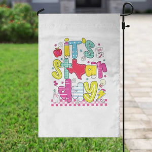 Groovy Texas STAAR Day Garden Flag Don't Stress Do Your Best Teacher Student Motivation TS02 Print Your Wear