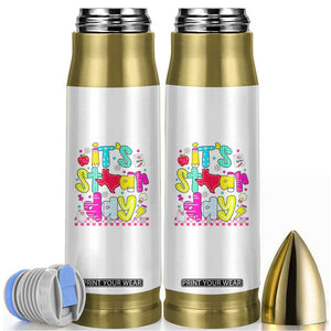 Groovy Texas STAAR Day Bullet Tumbler Don't Stress Do Your Best Teacher Student Motivation TS02 White Print Your Wear