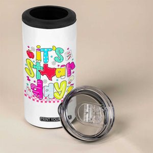 Groovy Texas STAAR Day 4 in 1 Can Cooler Tumbler Don't Stress Do Your Best Teacher Student Motivation TS02 Print Your Wear